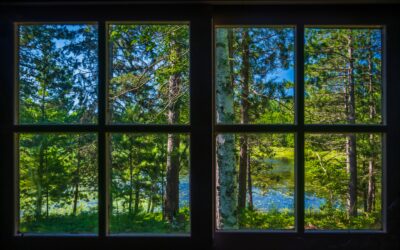 Stevens Island Voyageurs National Park Cabin Window