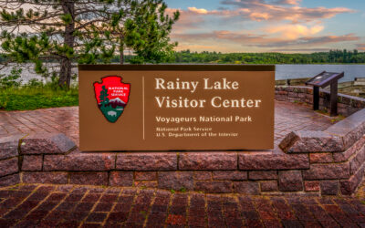 Voyageurs National Park Rainy Lake Visitor Center Sunset Photography Print