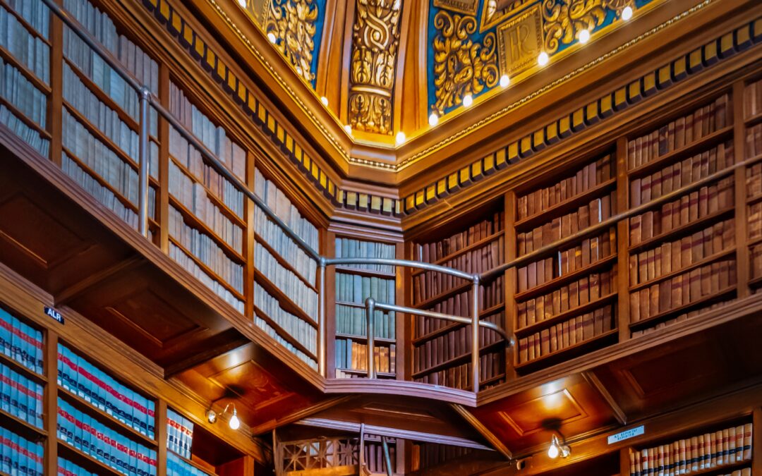 Halls of Knowledge: The Rhode Island State Library Print Wall Art