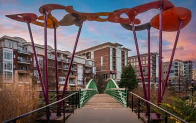 Greenville’s Liberty Pedestrian Bridge: Falls Park Greenville South Carolina