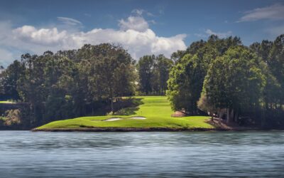 Tranquil Golf Course on the Shores of Lake Keowee, South Carolina