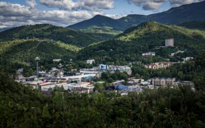 Gatlinburg Mountain Overlook Photography Print: Smoky Mountains Landscape Art