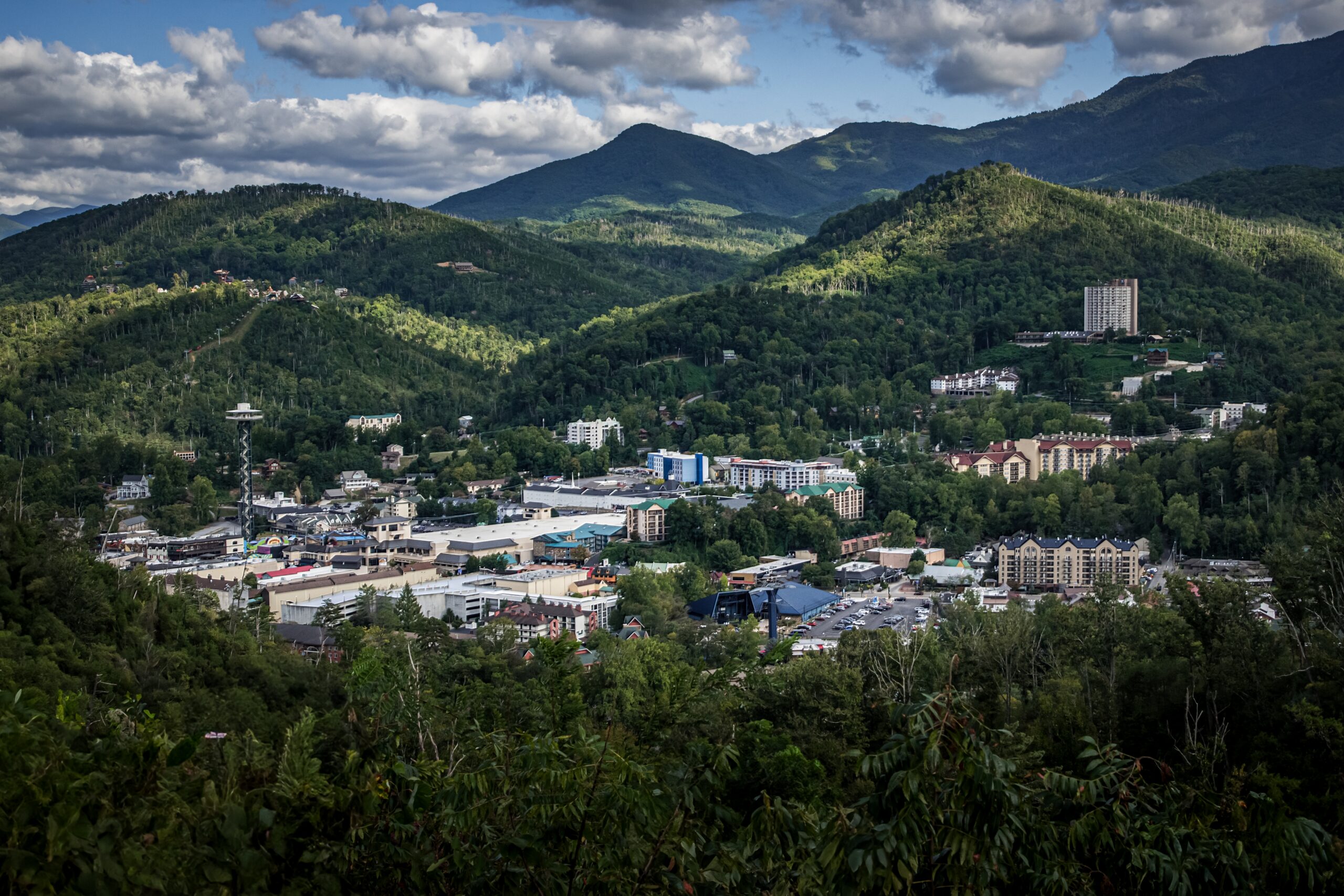 Gatlinburg Mountain Overlook Photography Print: Smoky Mountains Landscape Art