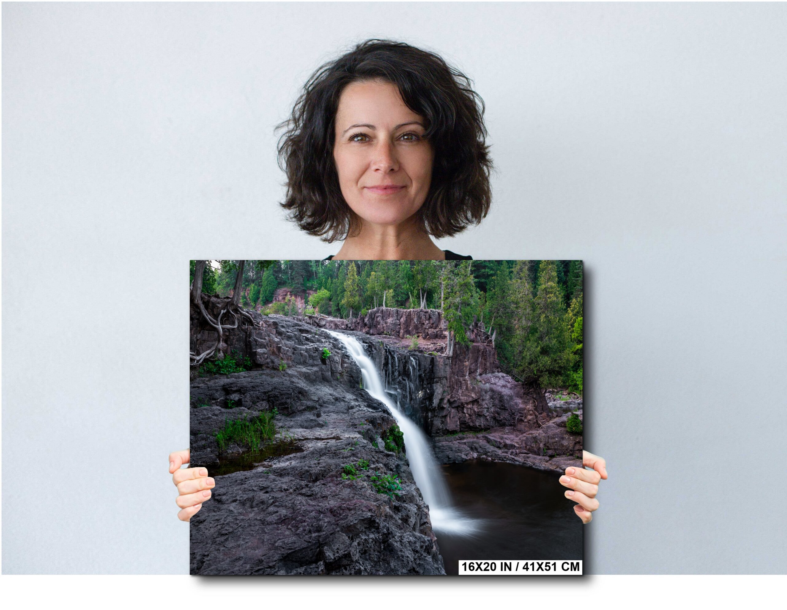 Gooseberry Falls State Park Poster Lower Falls Diagram