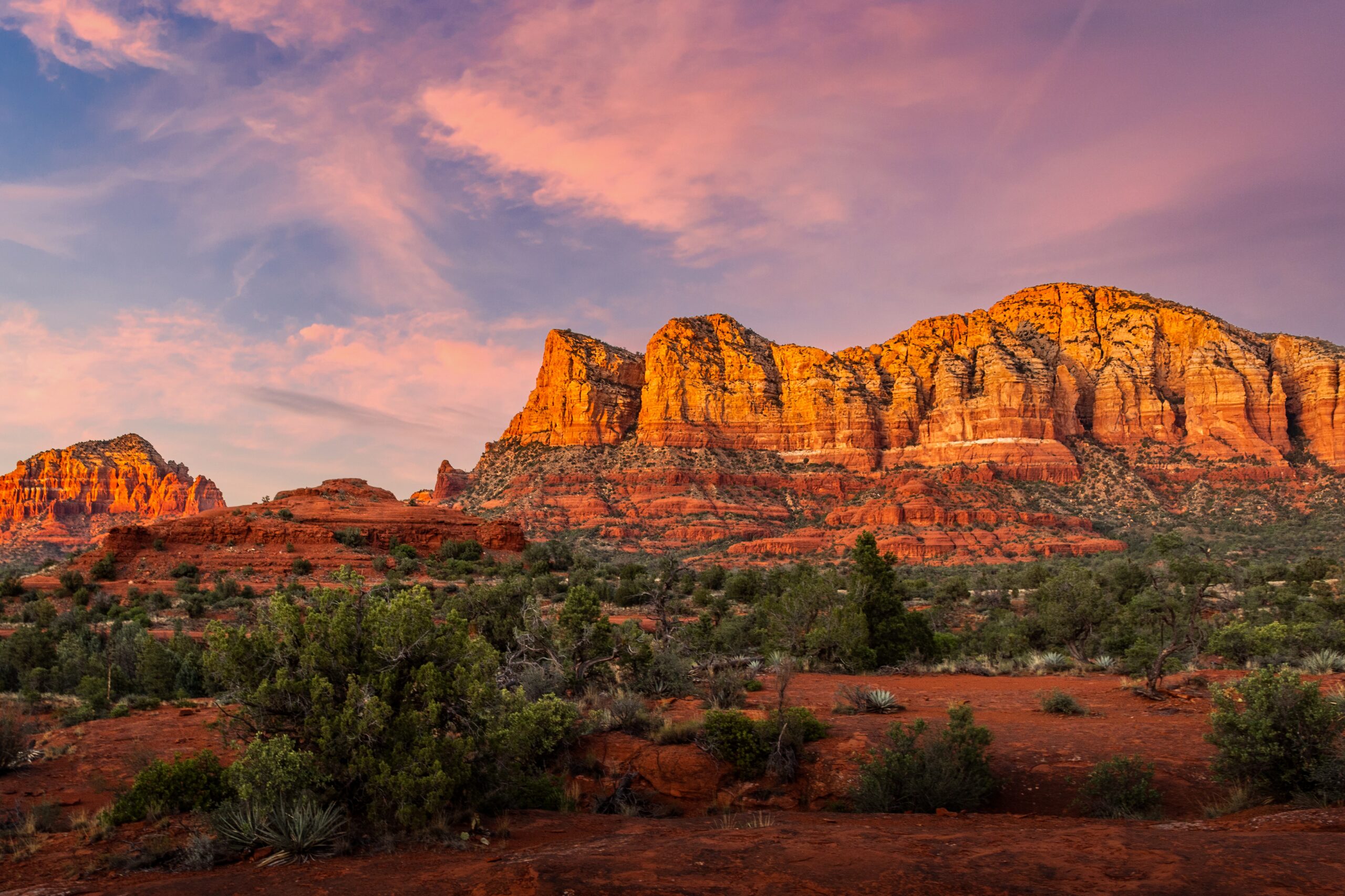 Resilient Red Majesty: Red Rock Crossing Wall Art
