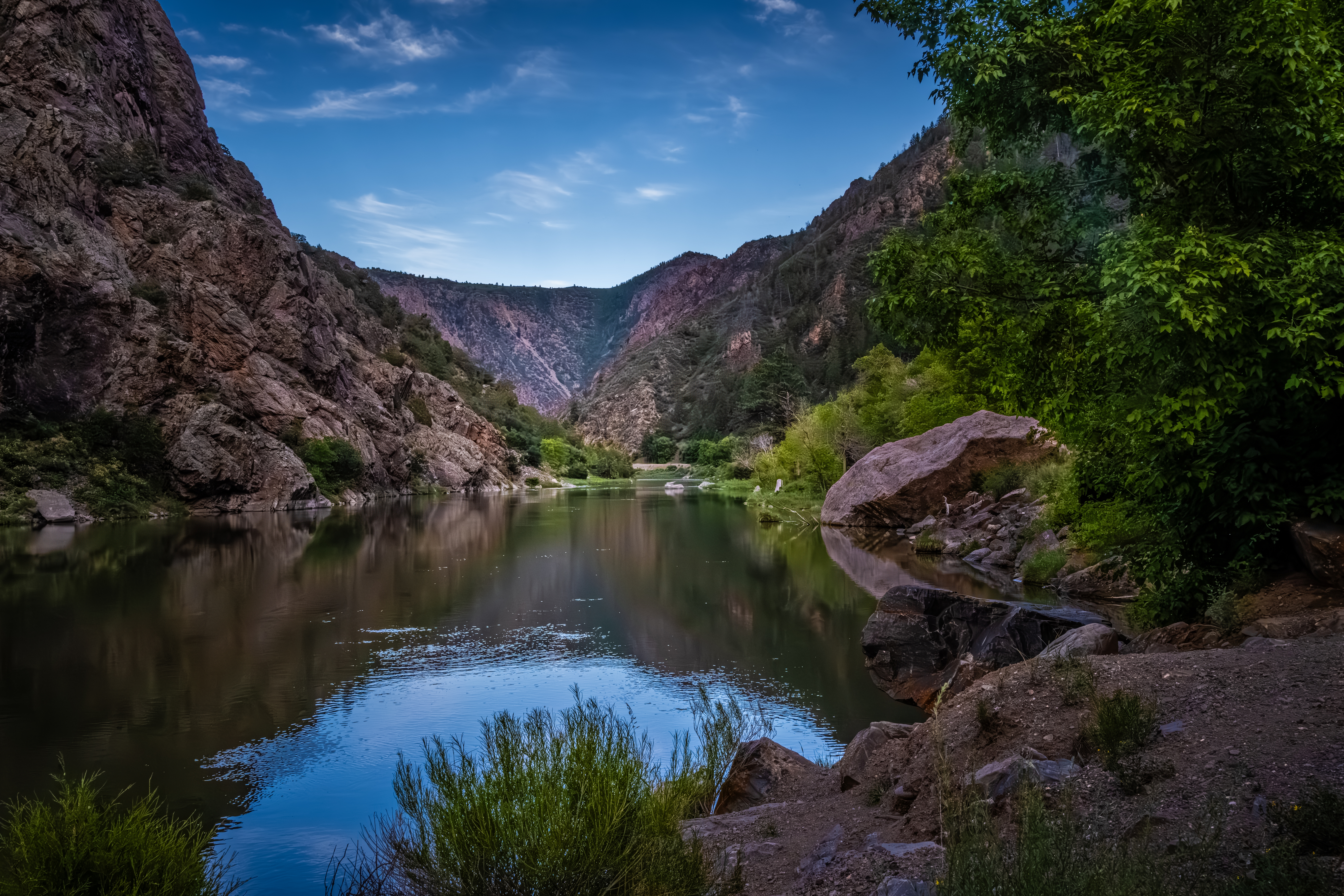 Gunnison River Still Water View, Black Canyon