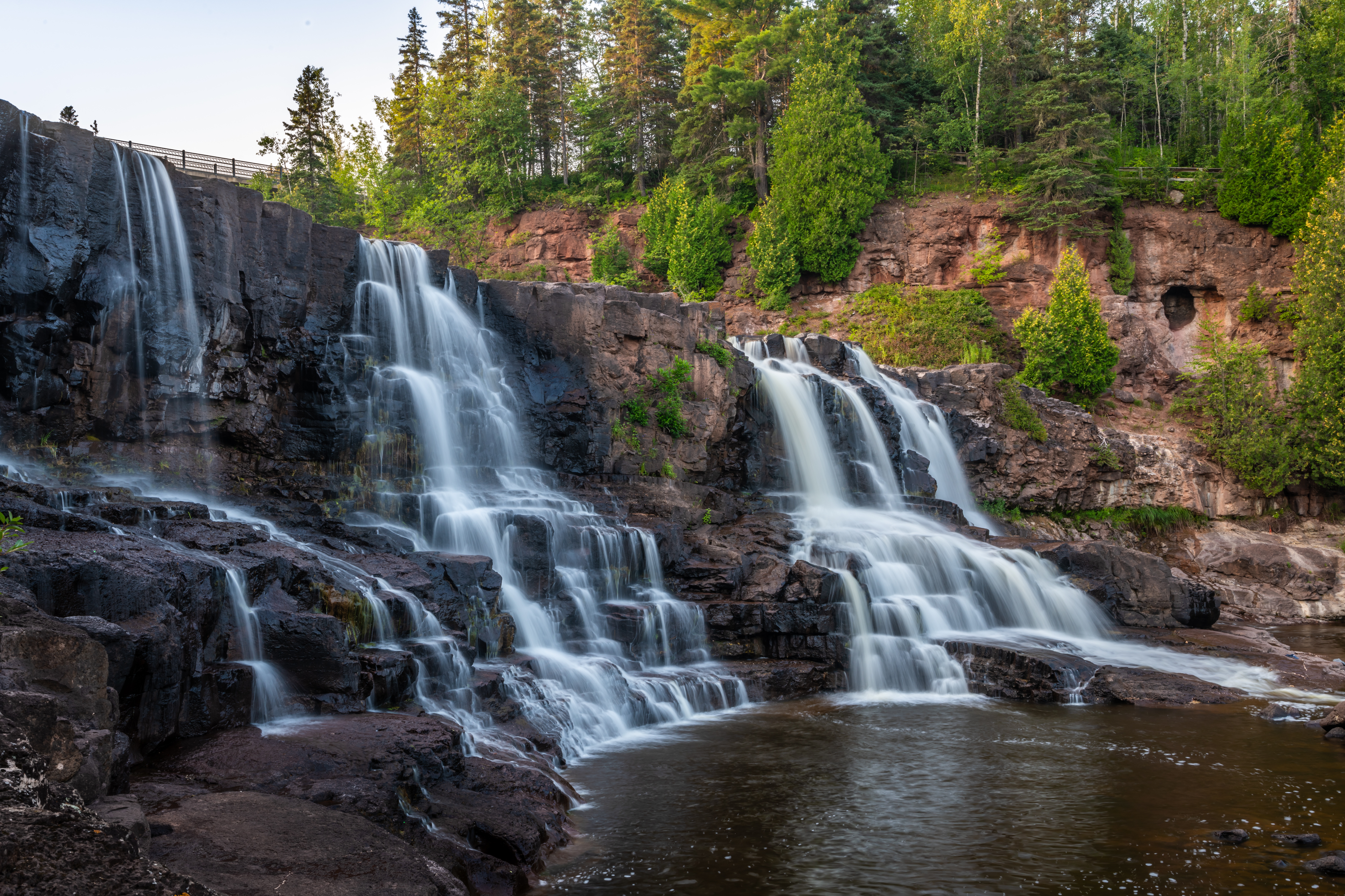 Gooseberry Falls Multi‑Tier Waterfall Minnesota State Park