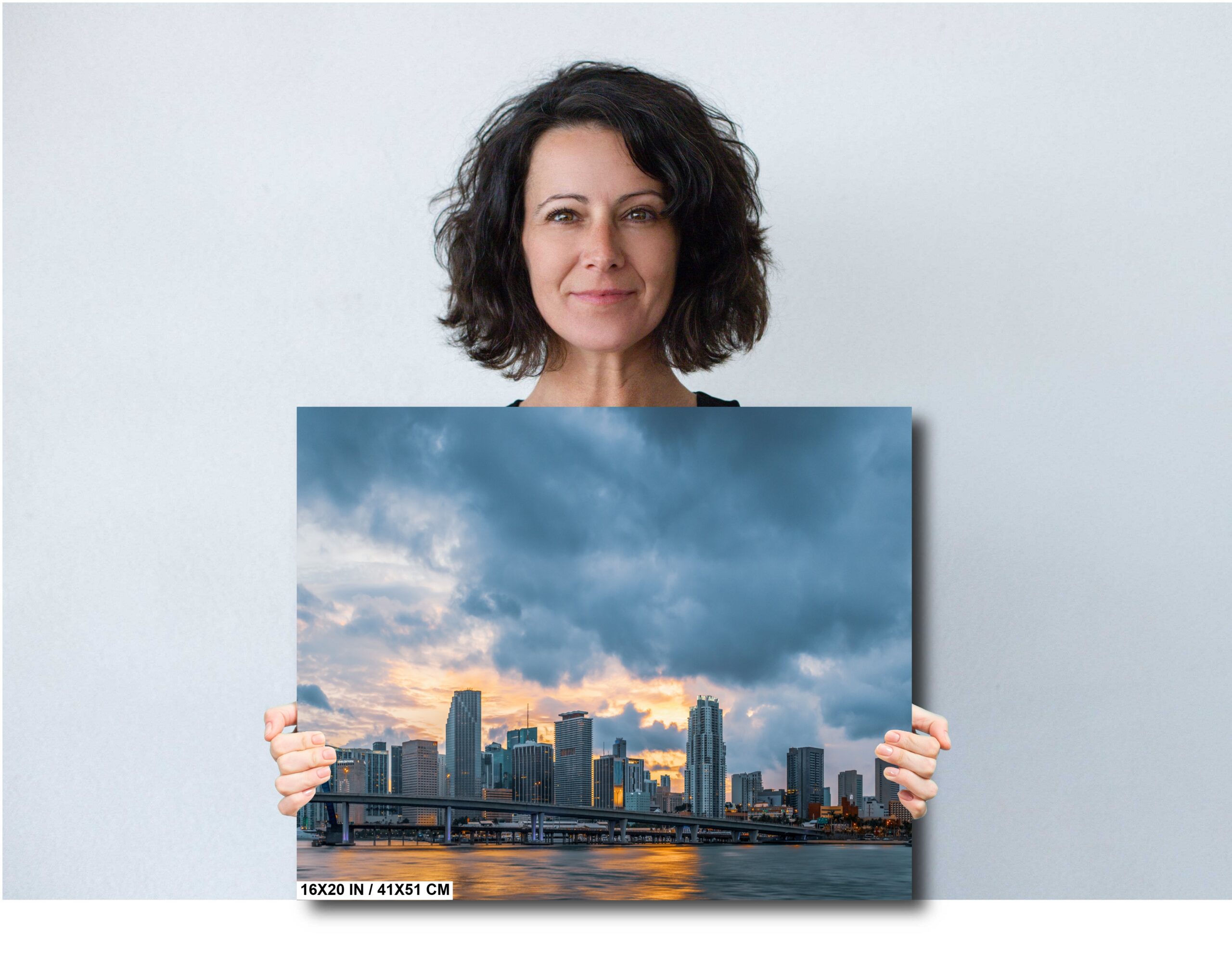 Miami Skyline from the Bay at Sunset: Florida Diagram Miami Skyline from the Bay at Sunset: Florida Diagram