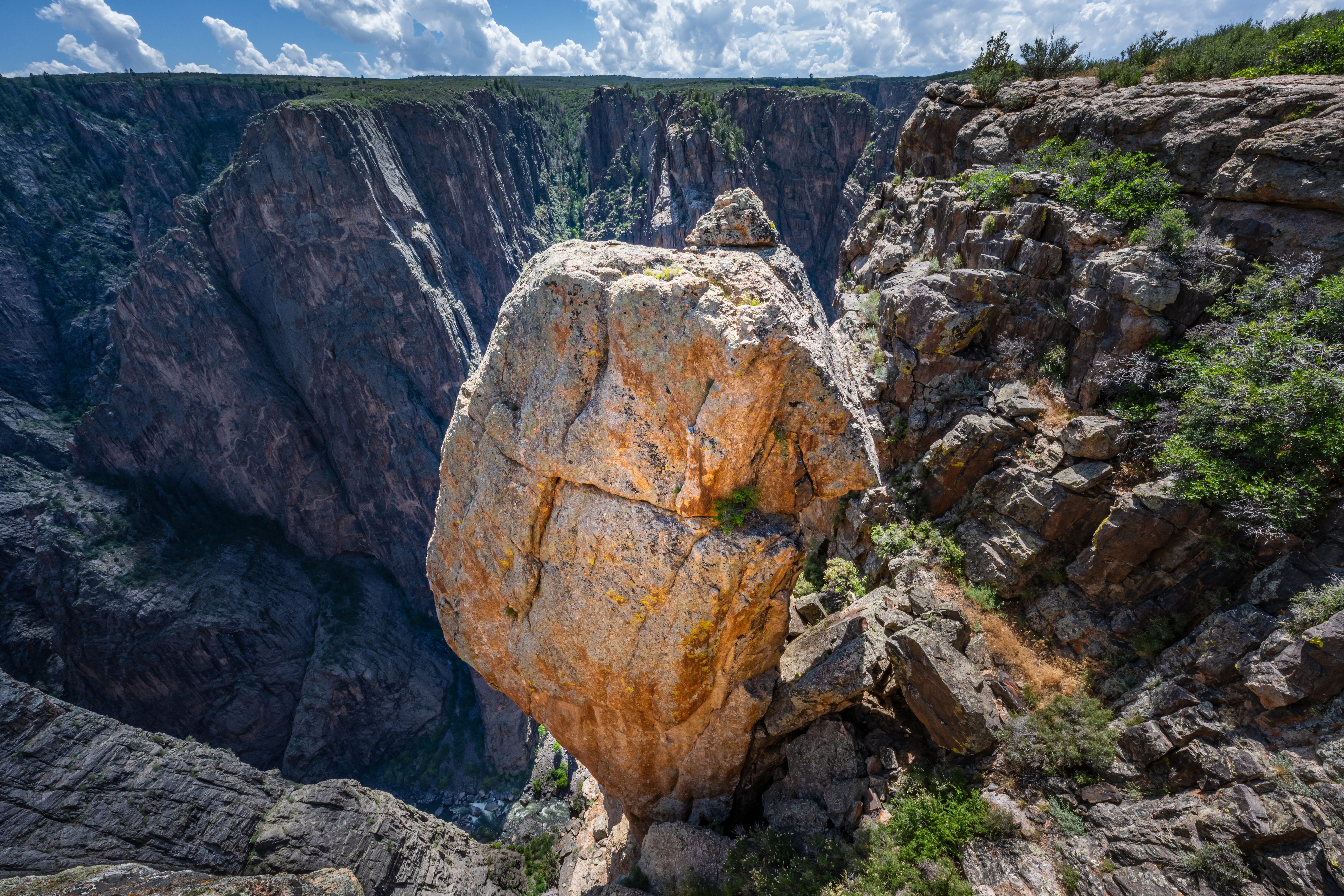 Gold Rock at Gunnison: Black Canyon of the Gunnison