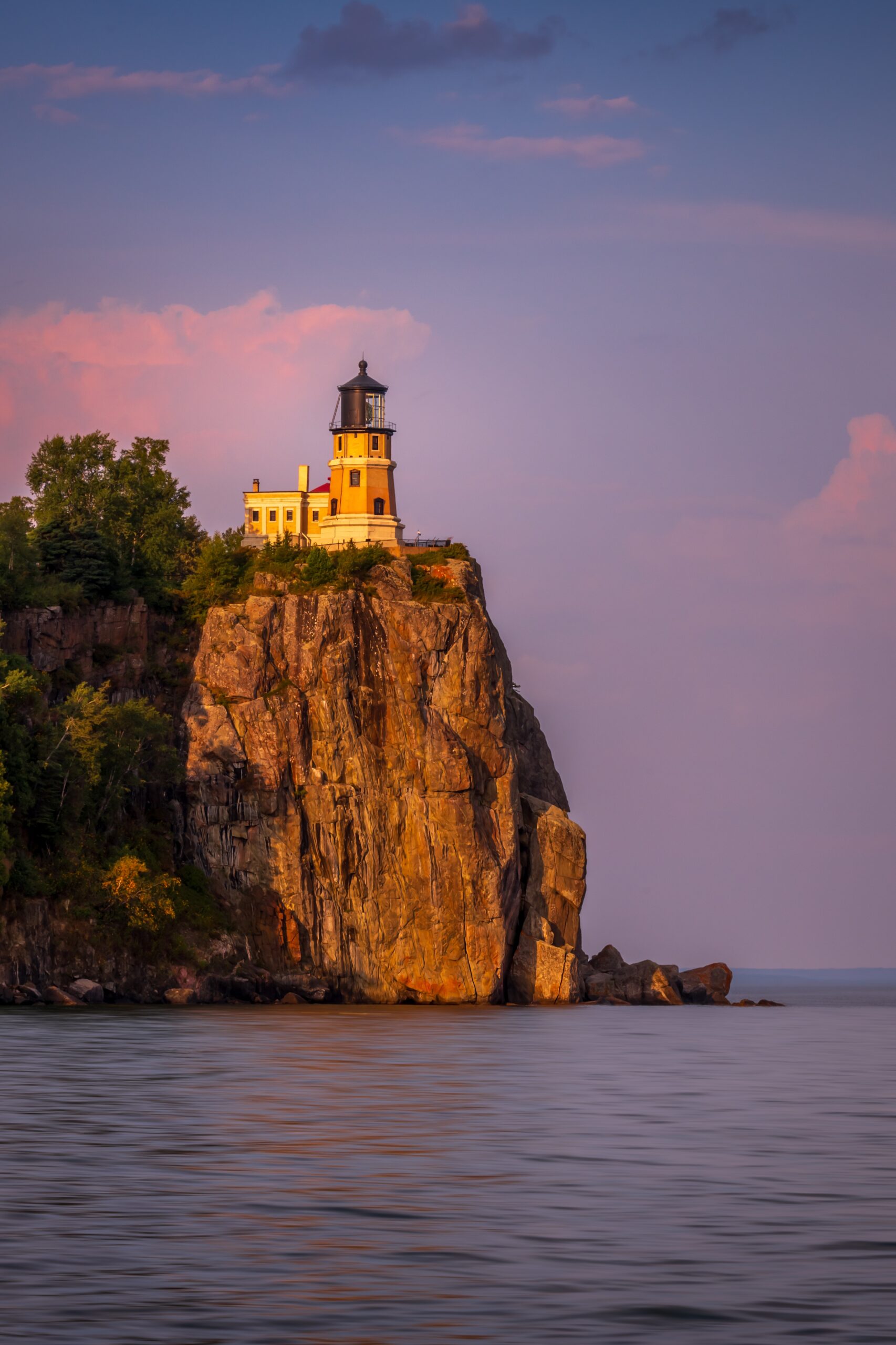 Minnesota’s Split Rock Lighthouse at Sunset North Shore