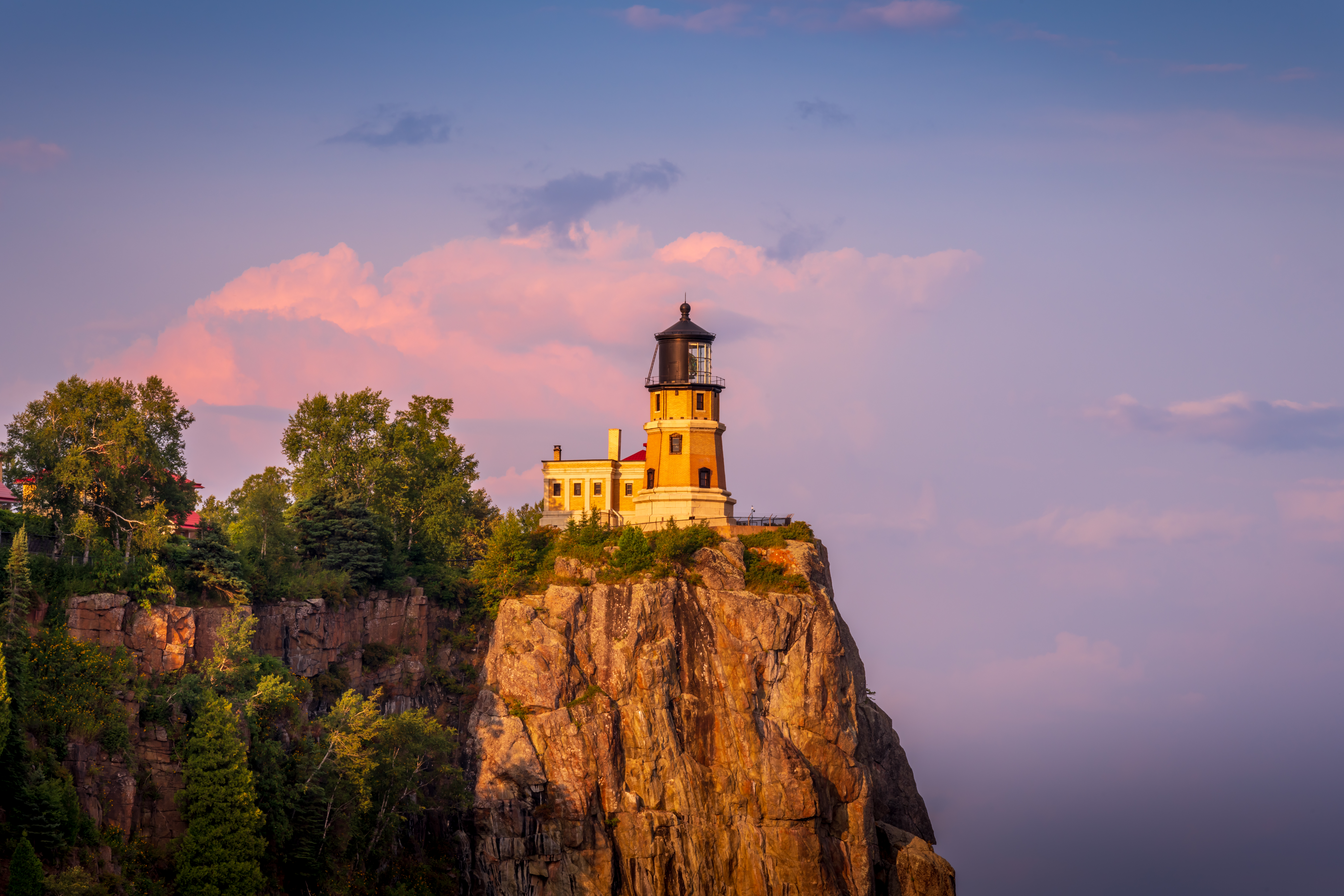 Golden Hour at Split Rock Lighthouse Minnesota North Shore Lake Superior Golden Hour at Split Rock Lighthouse Minnesota North Shore Lake Superior