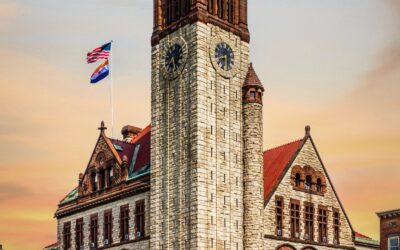 Beneath the Clock Tower: Albany City Hall, New York