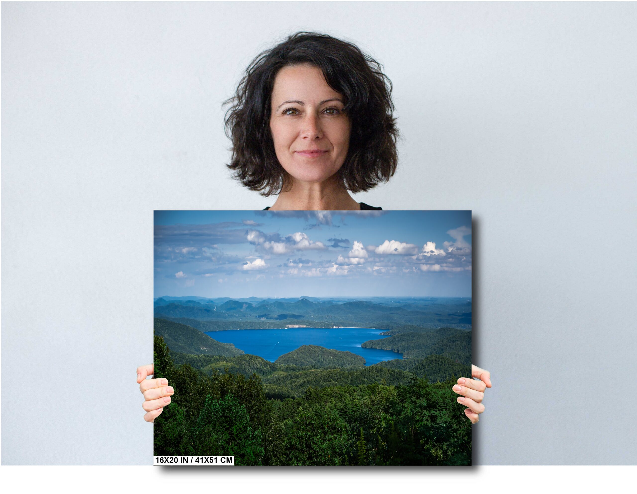 Blue Ridge Mountains Overlooking Lake Jocasee: North Carolina Diagram Blue Ridge Mountains Overlooking Lake Jocasee: North Carolina Diagram