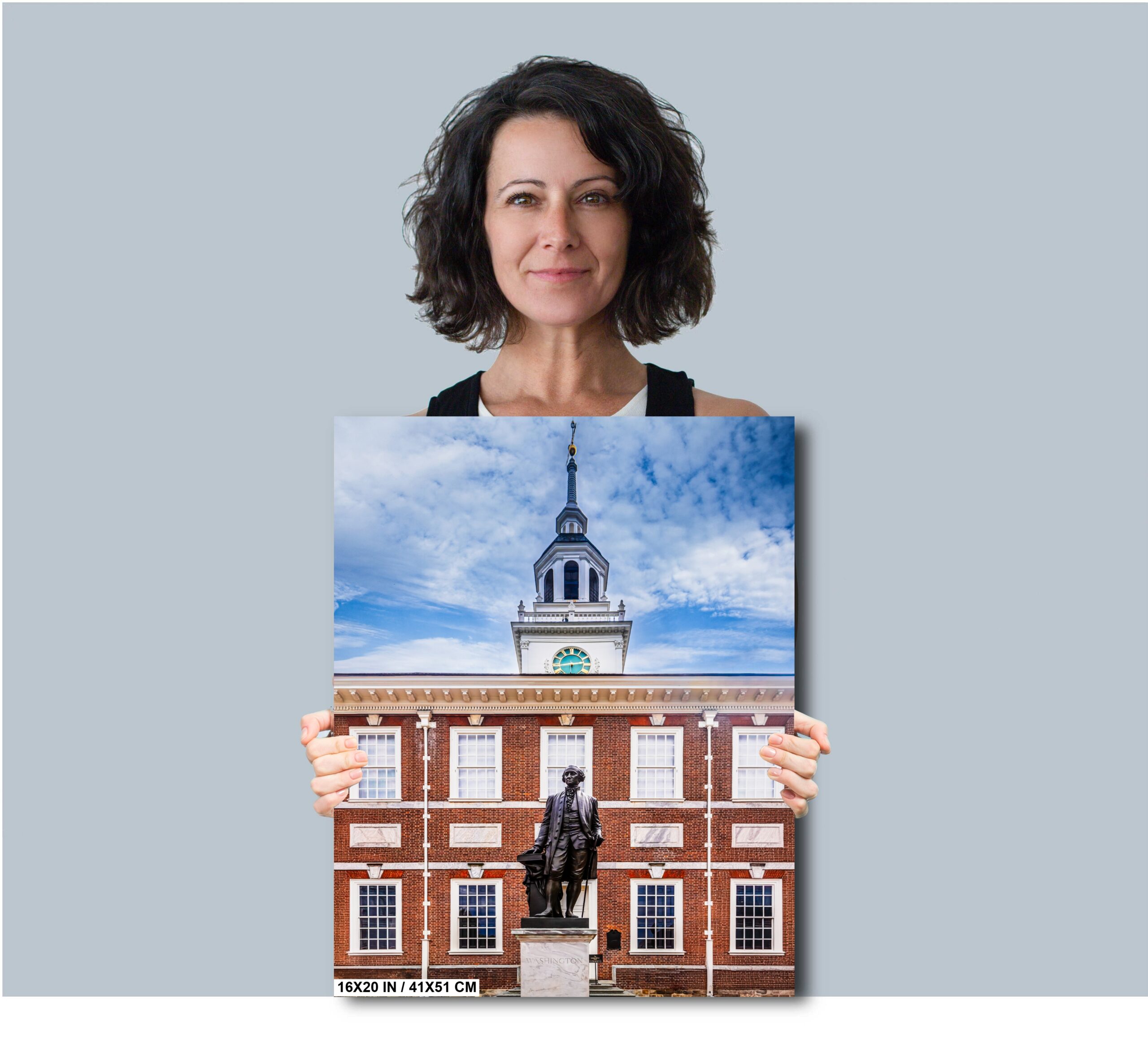 George Washington: A Stalwart Presence at Independence Hall Diagram
