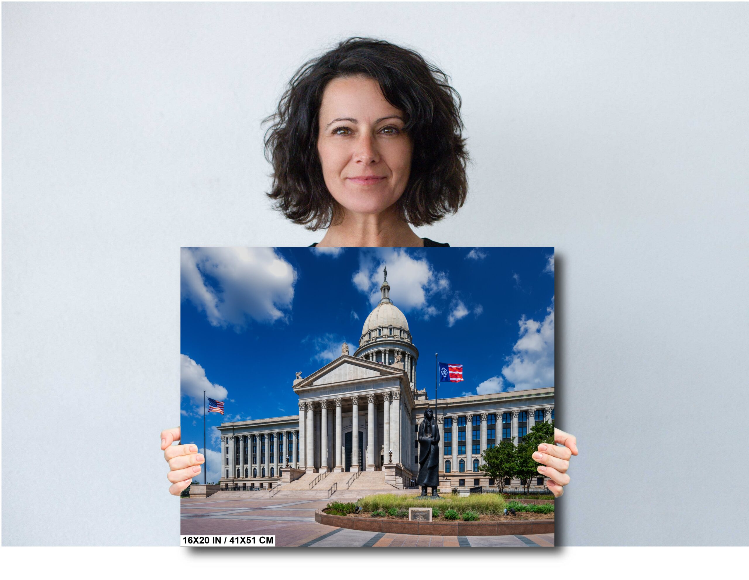 Oklahoma State Capitol: Print Photography Oklahoma City Diagram