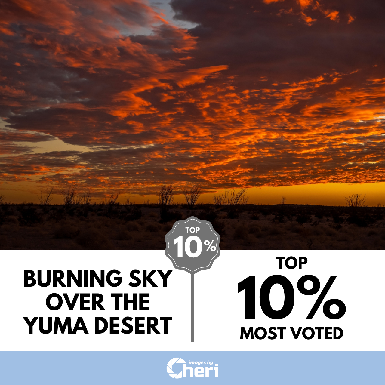 Burning Sky Over the Yuma Desert_The Clouds