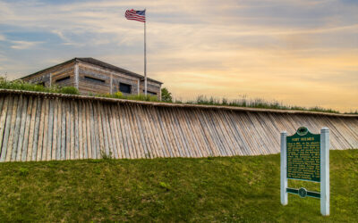 Mackinac Island Fortress: Fort Holmes Sign A Historical Marker