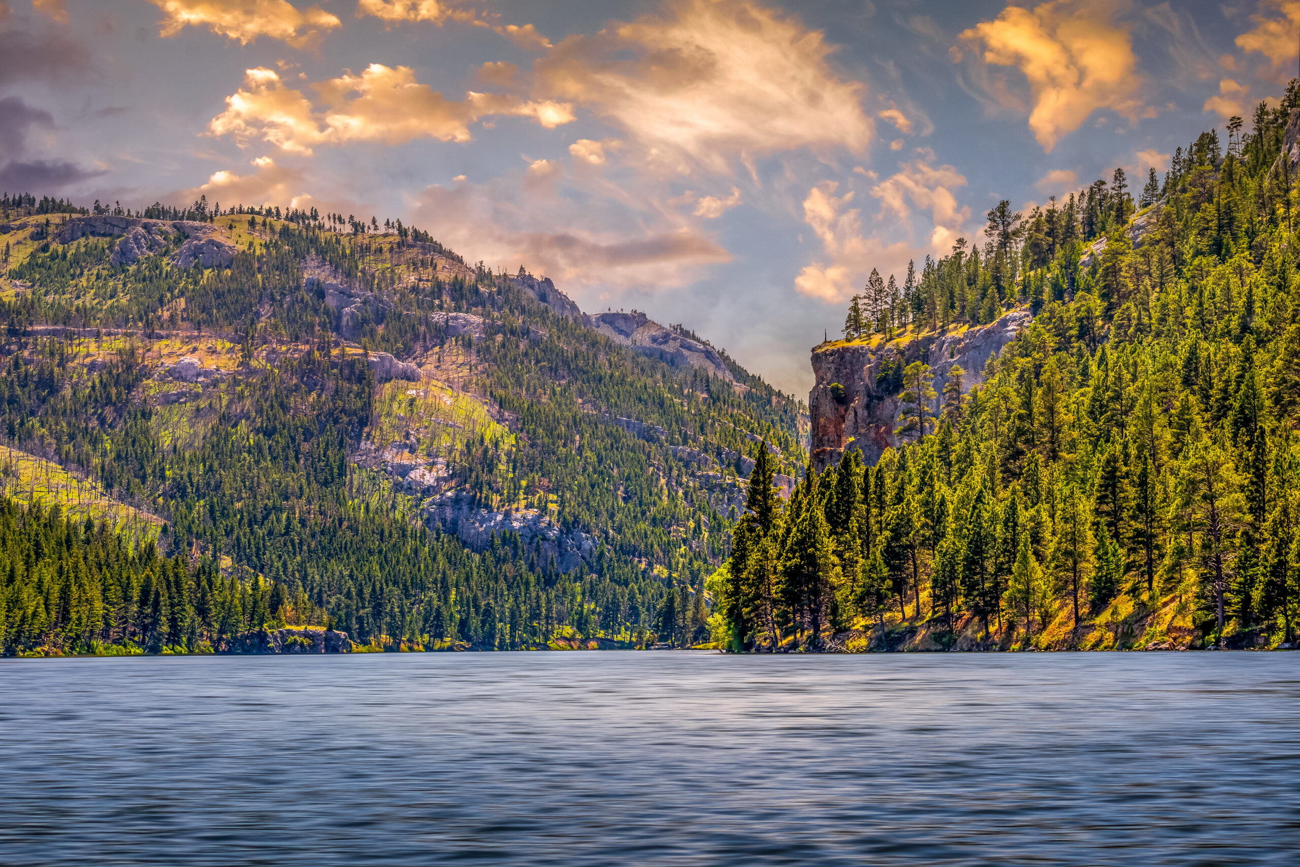 Missouri River Entering Gates of the Mountains Wilderness