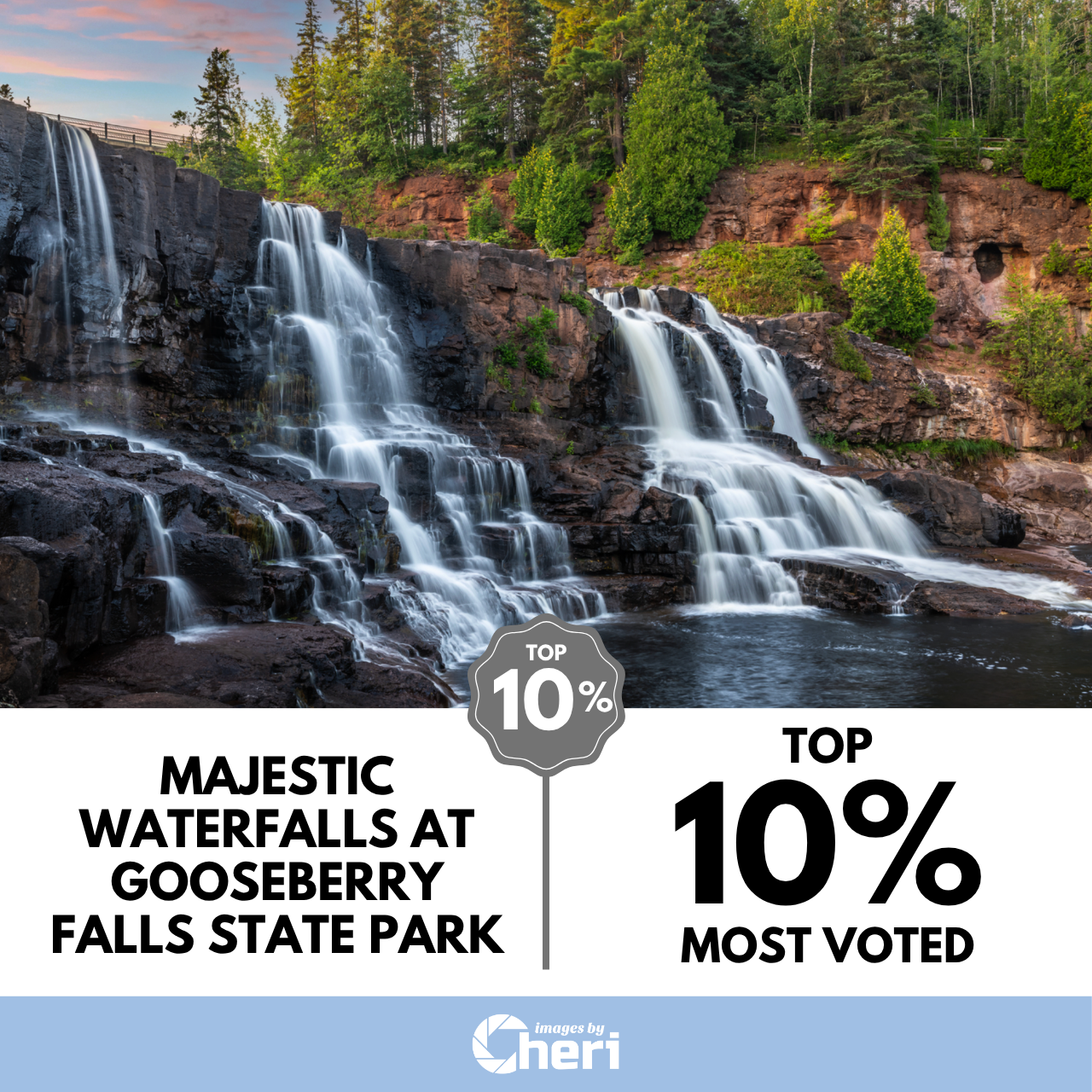 Majestic Waterfalls at Gooseberry Falls State Park_Chasing Waterfalls