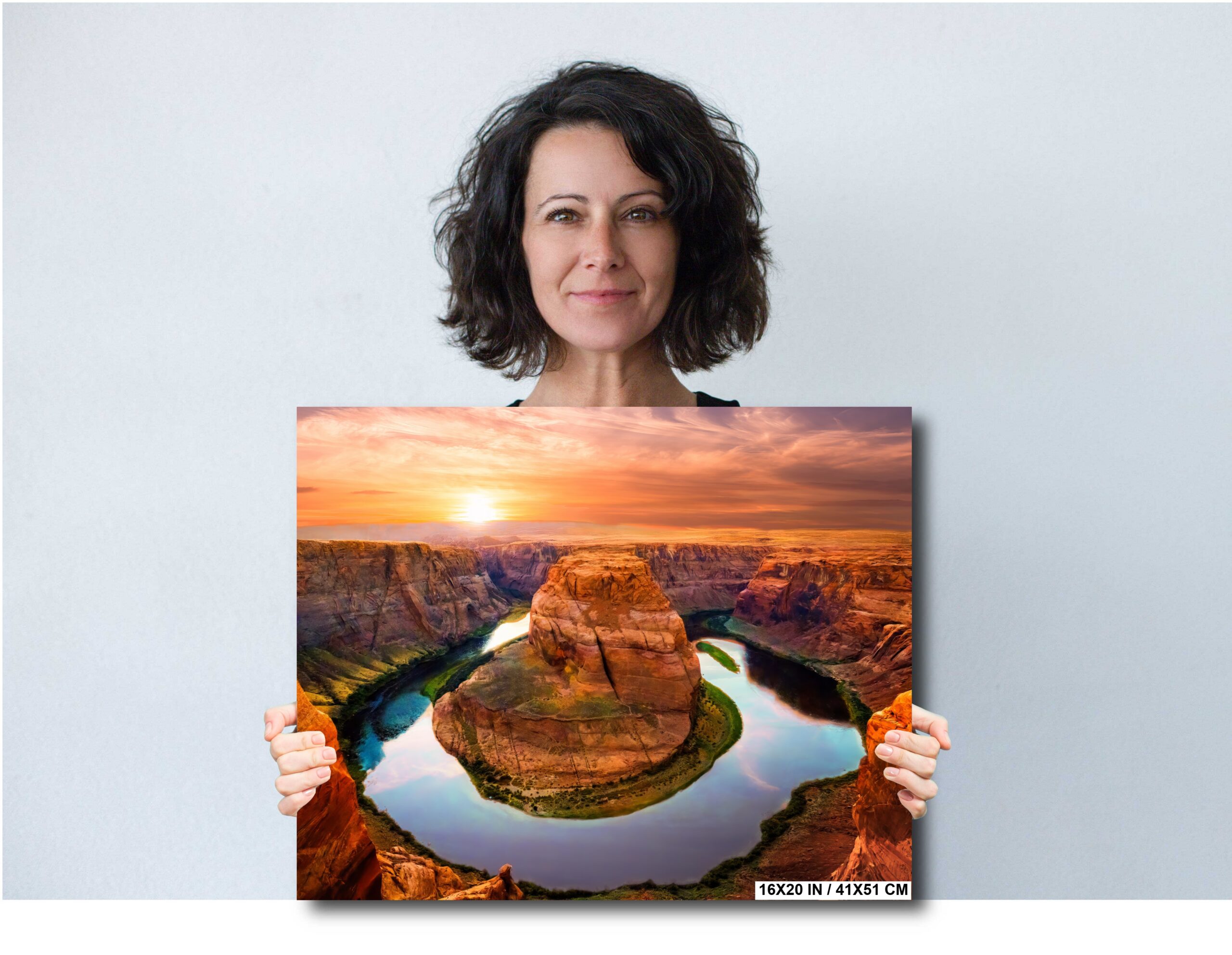 Curve of Wonders: Horseshoe Bend at Sunset Diagram Curve of Wonders: Horseshoe Bend at Sunset Diagram