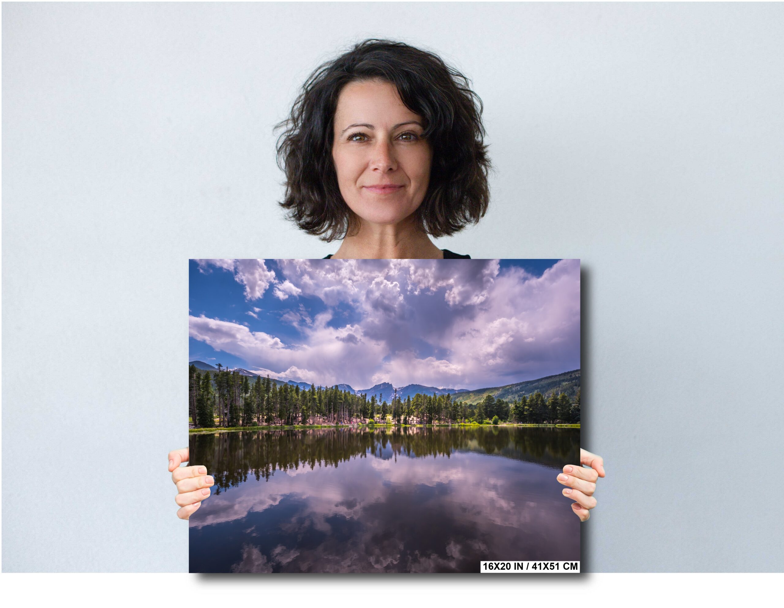 Heavenly Reflections in Rocky Mountain National Park, Colorado Diagram Heavenly Reflections in Rocky Mountain National Park, Colorado Diagram