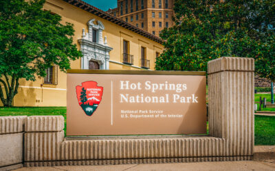 Hot Springs National Park Entrance Sign