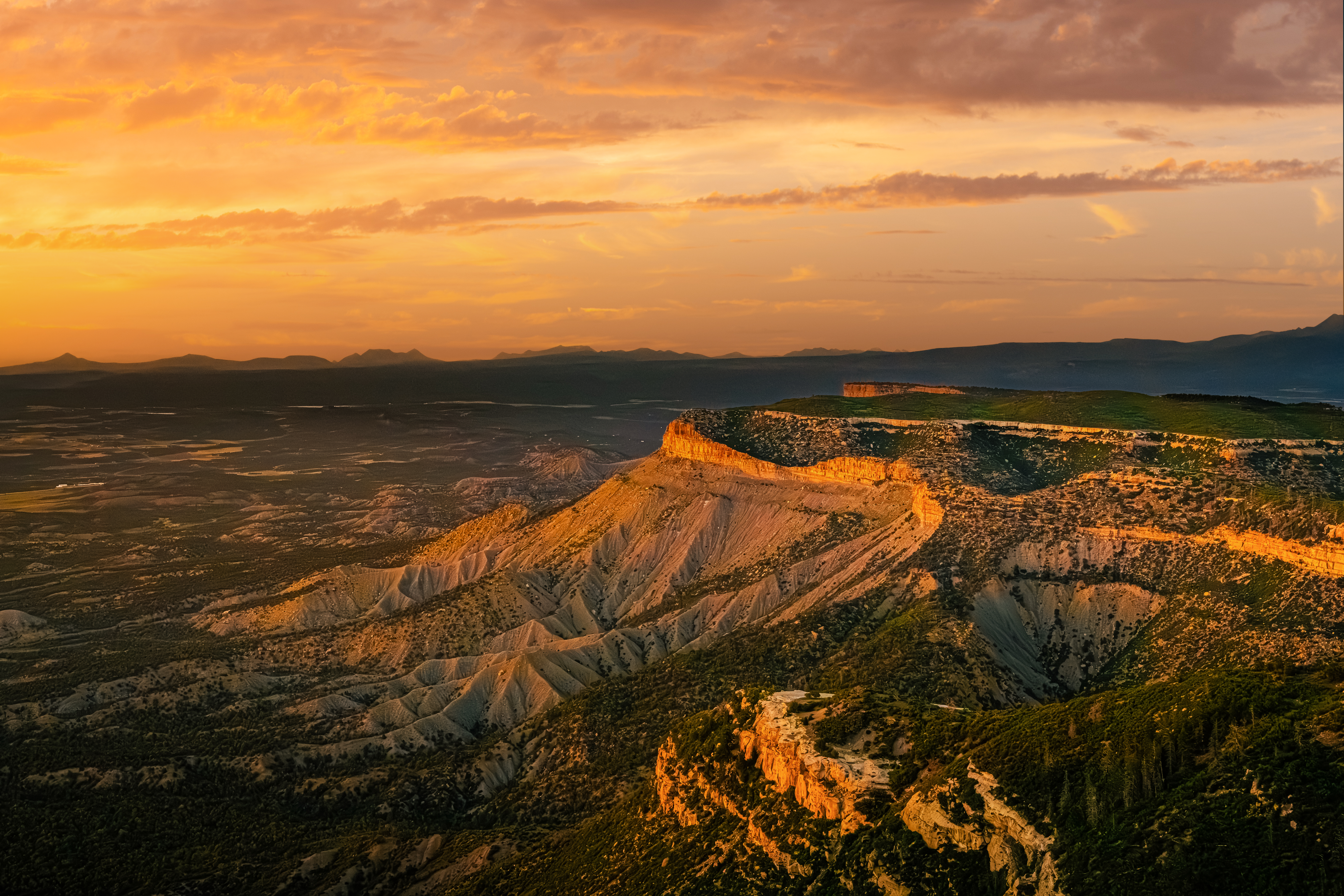 Sunset Over Mesa Verde National Park
