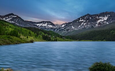 Telluride Colorado: Trout Lake Snowy Peaks