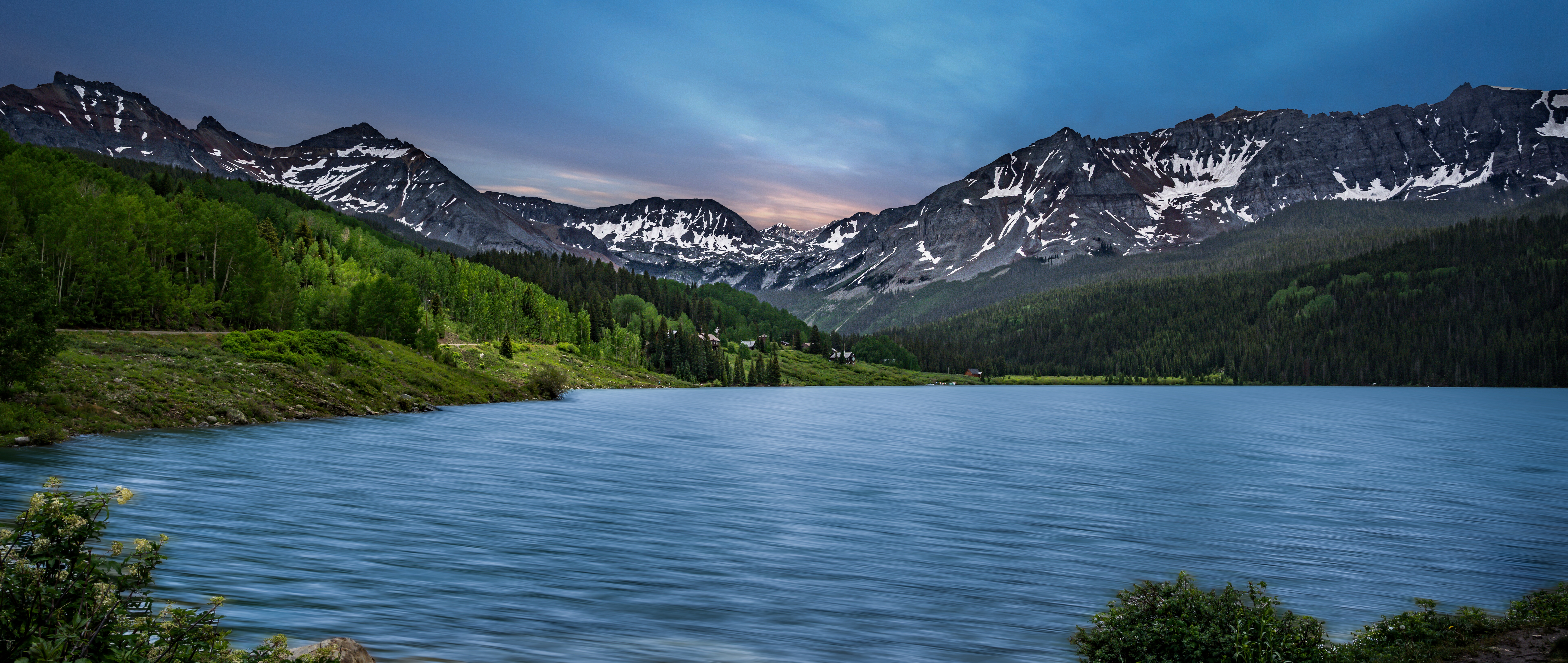 Telluride Colorado: Trout Lake Snowy Peaks Telluride Colorado: Trout Lake Snowy Peaks
