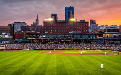 St. Paul Saints Baseball CHS Field Twilight