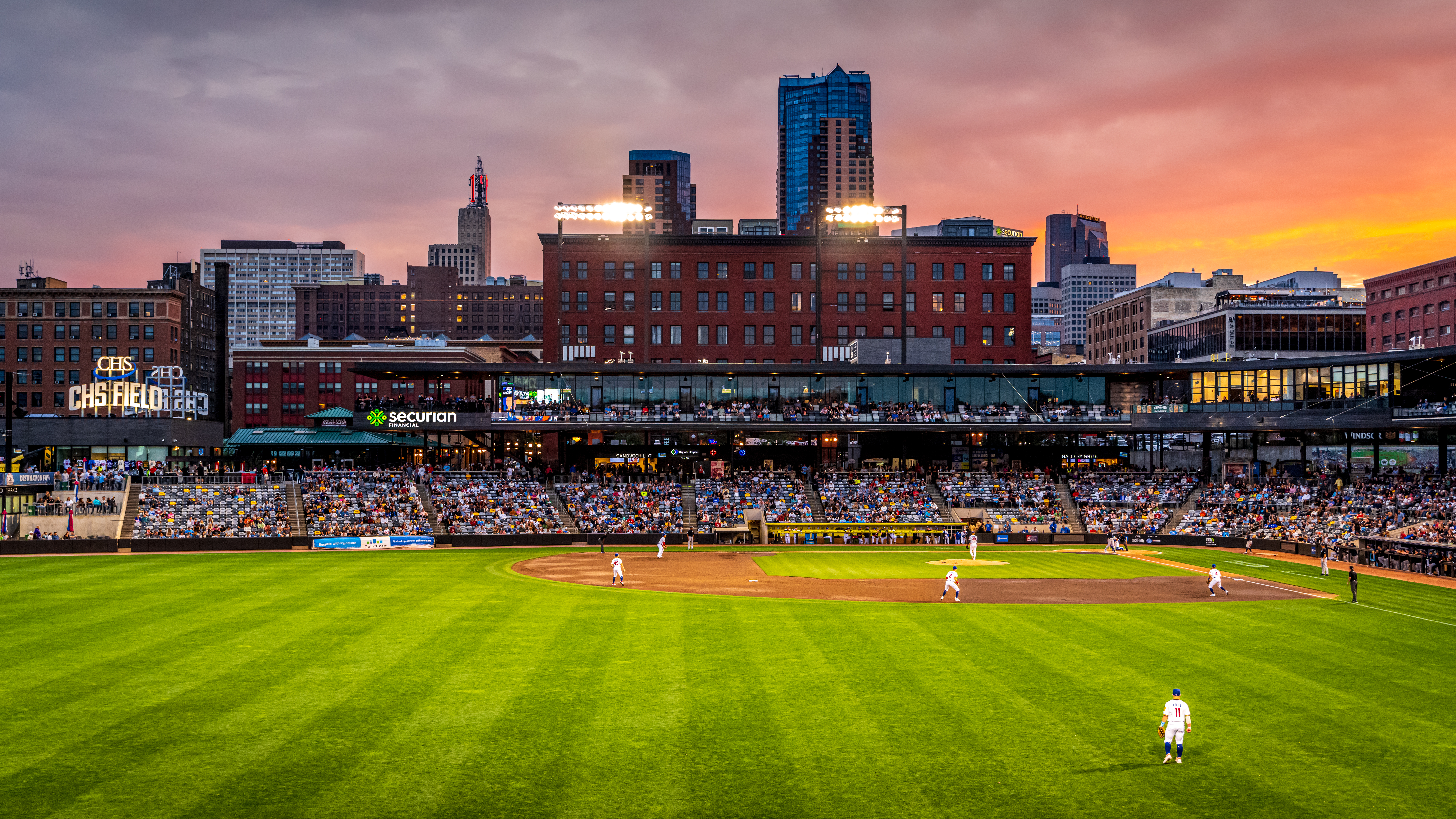 St. Paul Saints Baseball CHS Field Twilight St. Paul Saints Baseball CHS Field Twilight