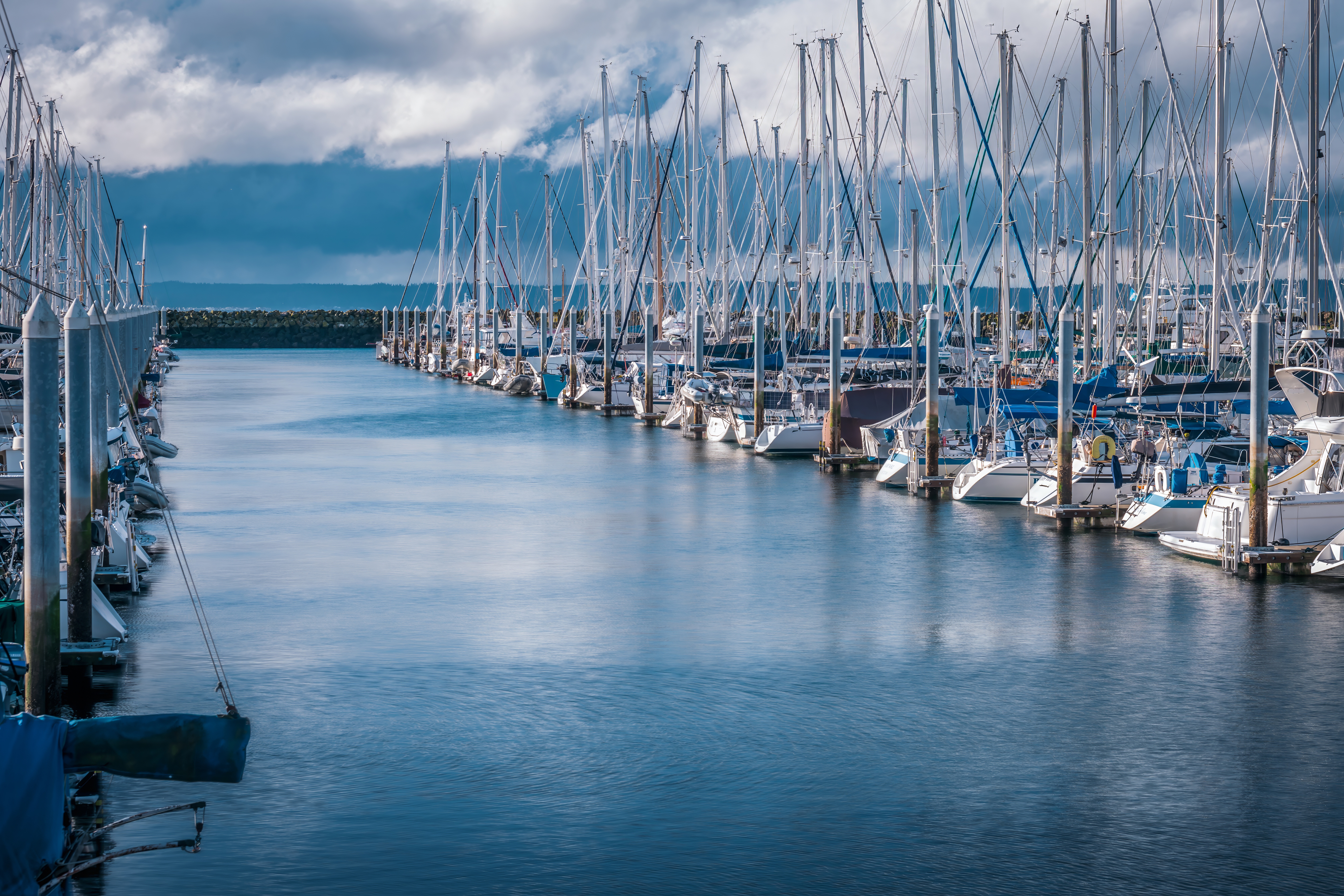 Shilshole Bay Marina in Ballard Puget Sound Seattle