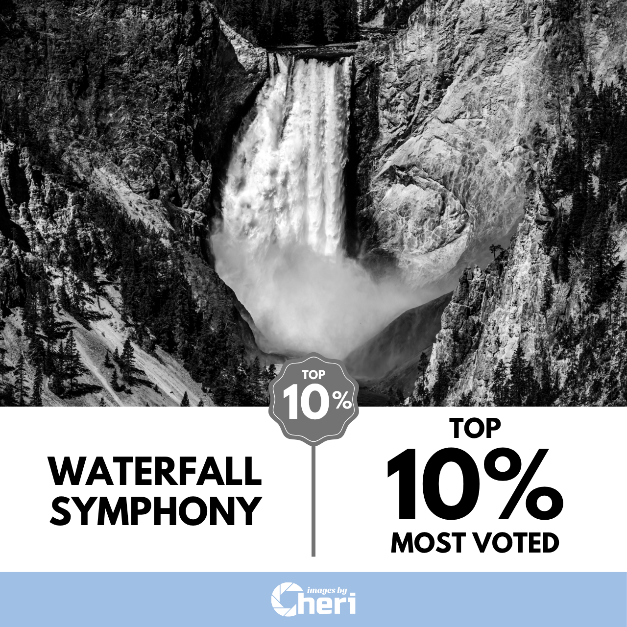Waterfall Symphony_Frames in Monochrome