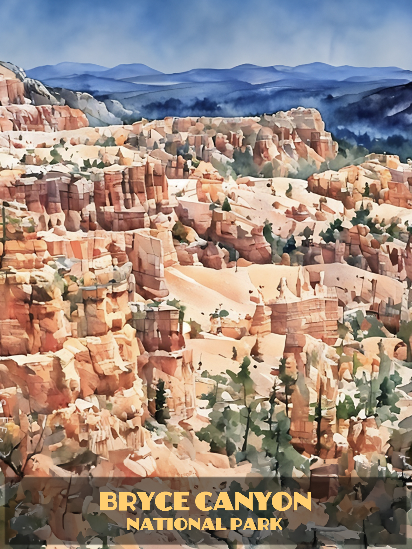 Bryce Canyon National Park Poster Bryce Canyon National Park Poster