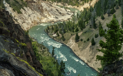 Calcite Springs Overlook Poster