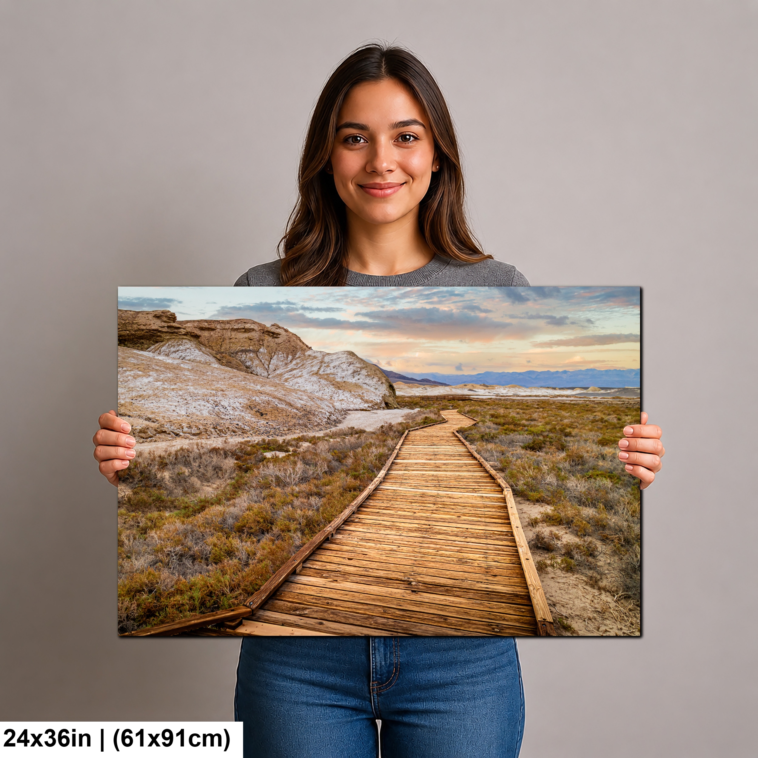 Artist Drive Boardwalk in Death Valley National Park Diagram
