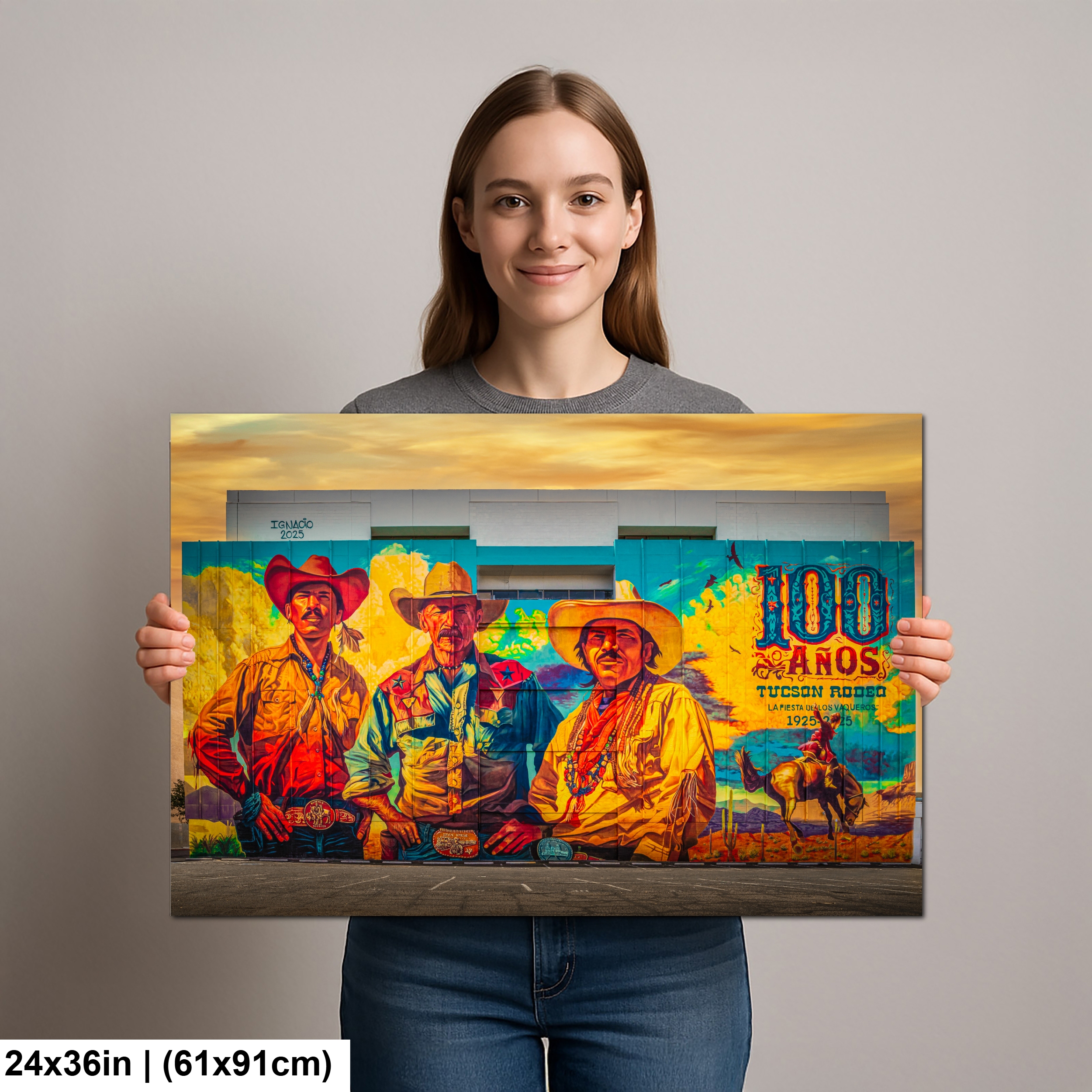 Tucson Rodeo Centennial Mural Diagram