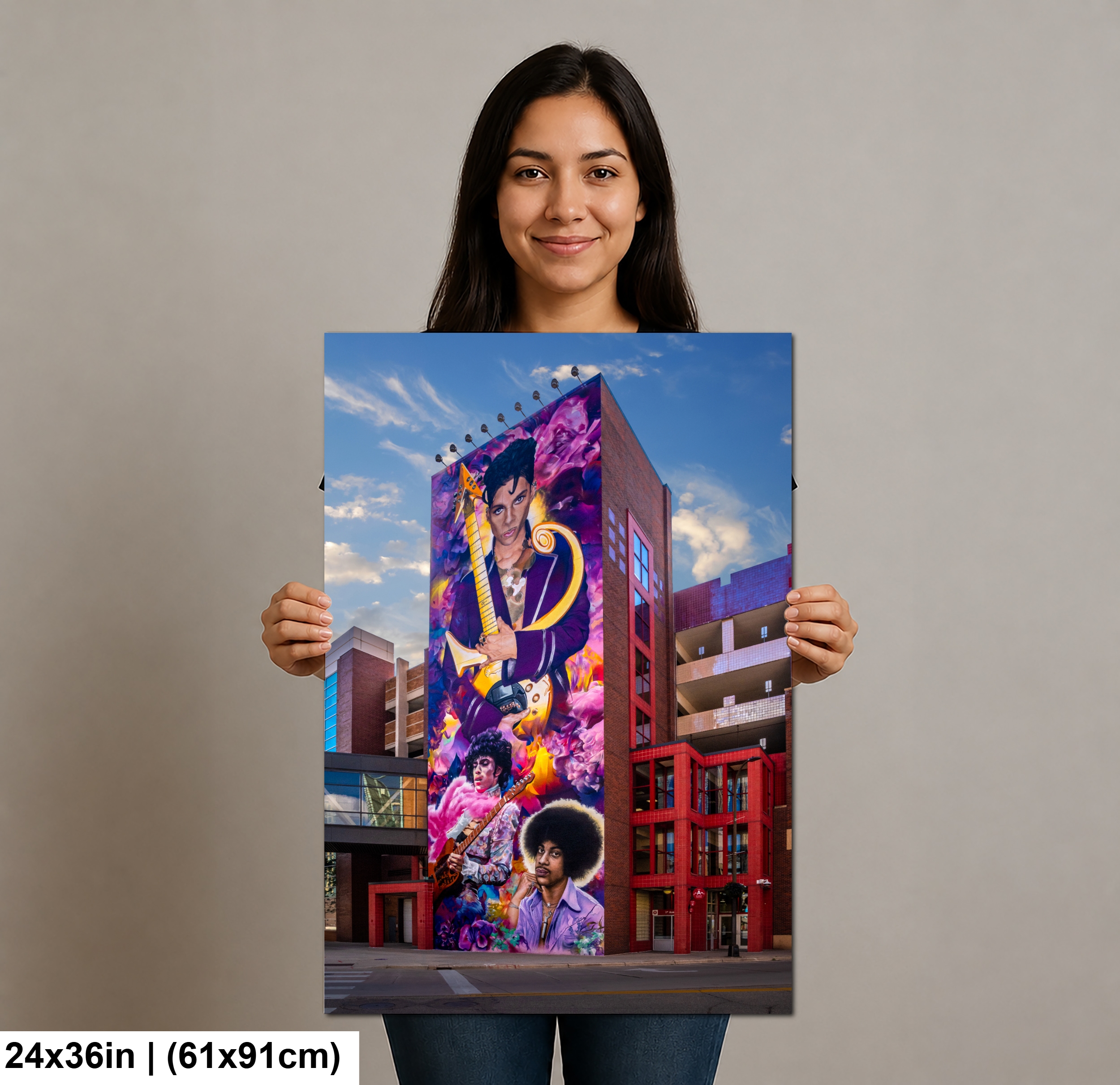 Prince Tribute Mural Minneapolis Diagram Prince Tribute Mural Minneapolis Diagram