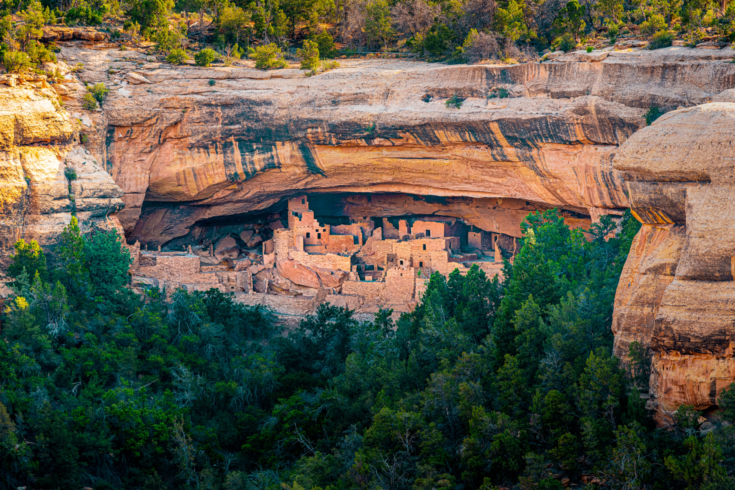 Spruce Tree House at Mesa Verde National Park Spruce Tree House at Mesa Verde National Park