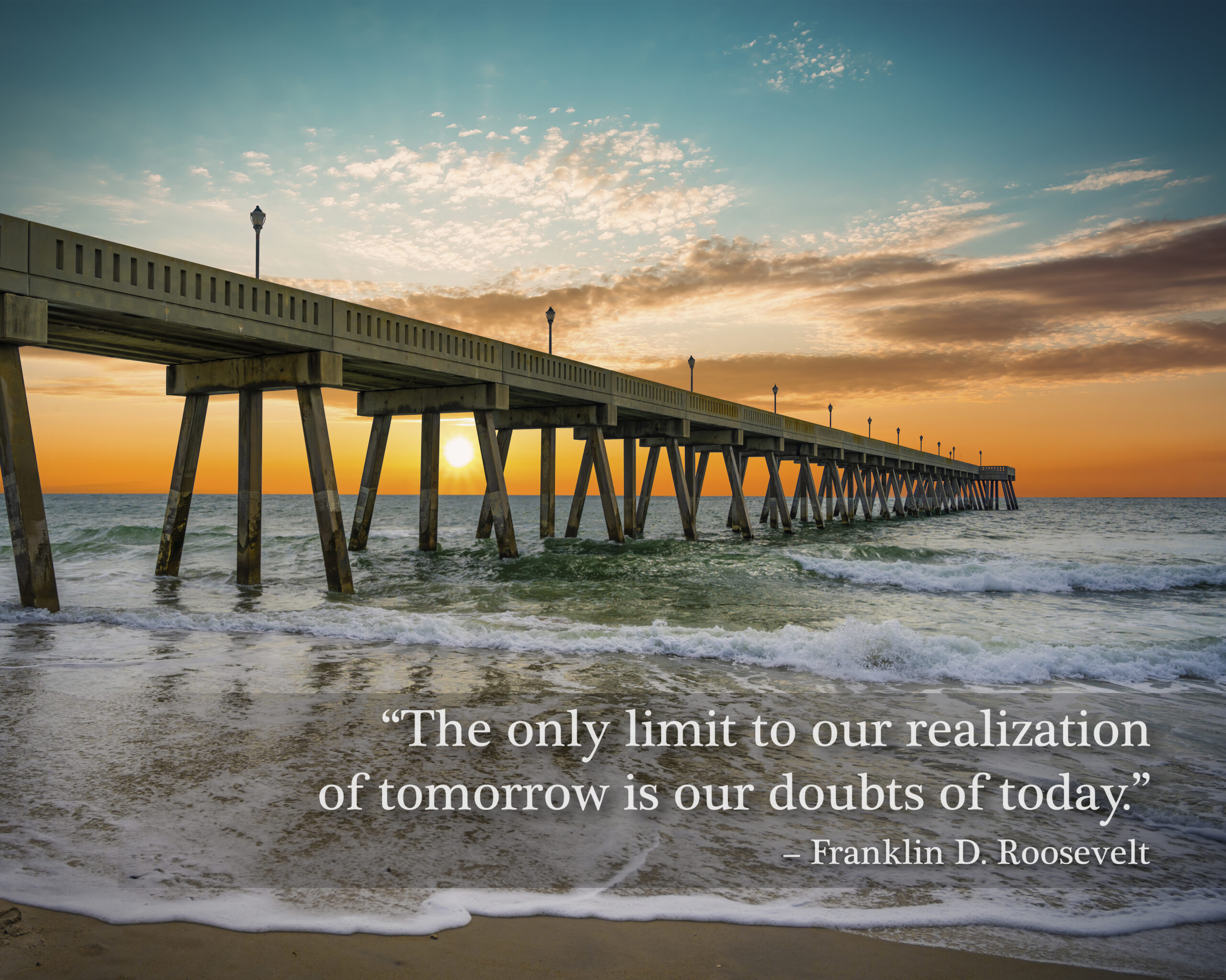Franklin D. Roosevelt Motivational Wall Art