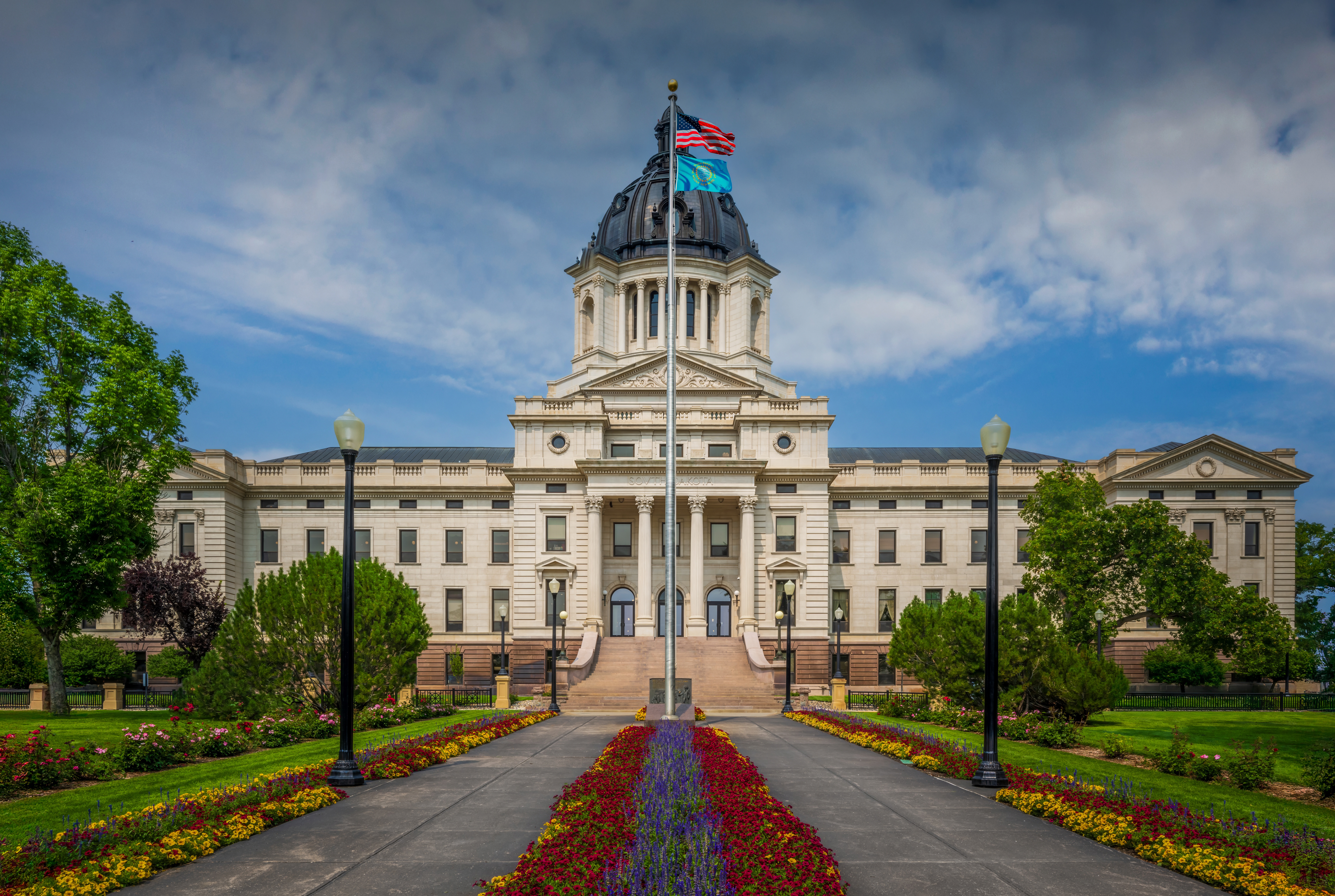 South Dakota State Capitol Flower Garden