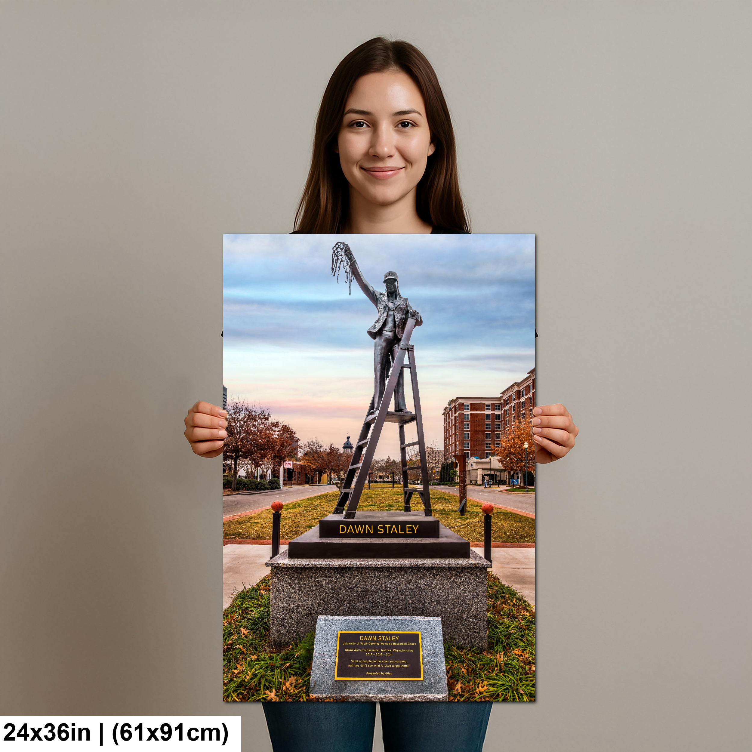Dawn Staley Statue: USC Gamecocks Columbia South Carolina Photo Wall Art Diagram Dawn Staley Statue: USC Gamecocks Columbia South Carolina Photo Wall Art Diagram
