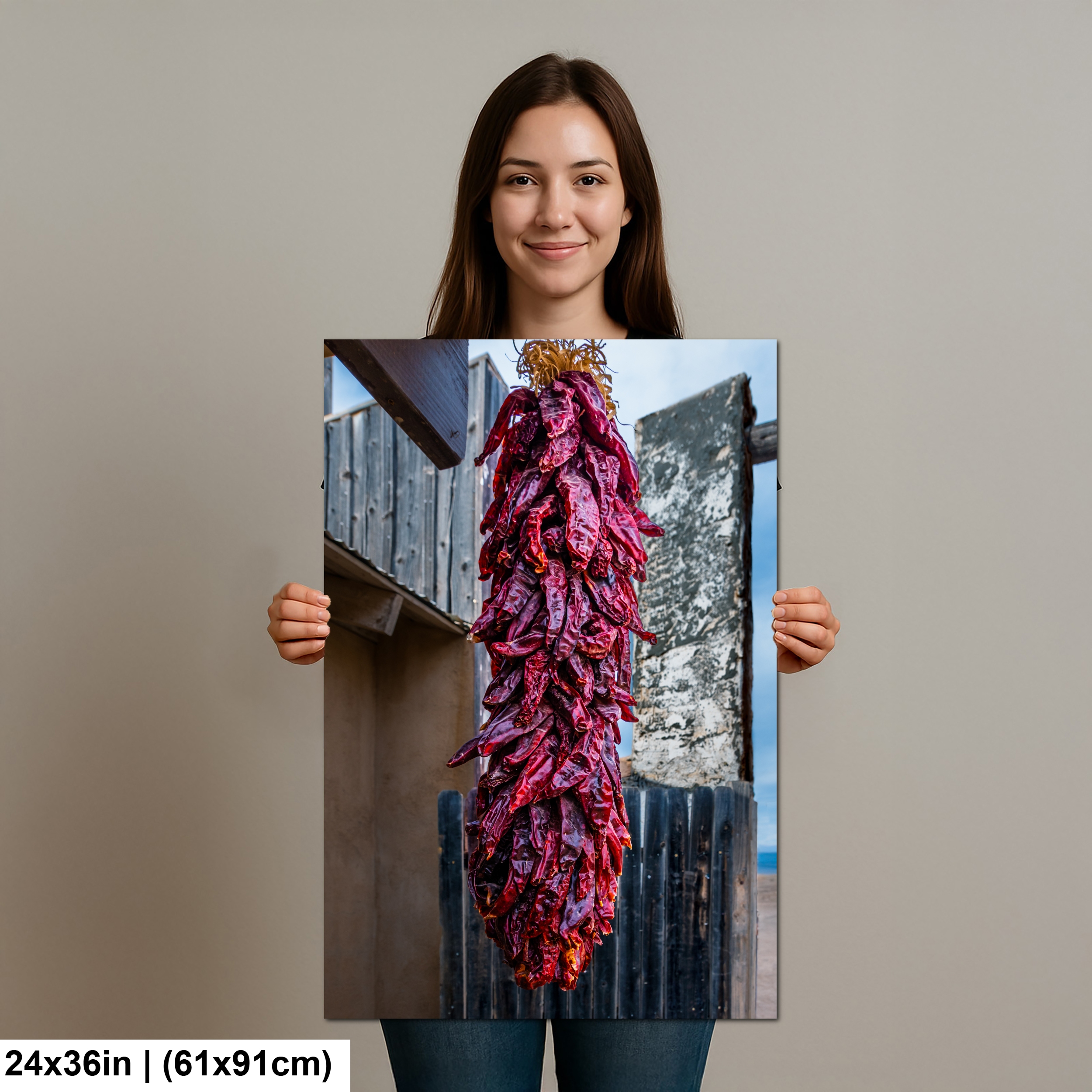 Hanging Chile Strand: Tombstone Arizona Historic Southwest Diagram