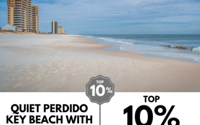 Viewbug.com: Top 10% Most Voted in ‘Quiet Perdido Key Beach with Lone Towers’ Photo Contest